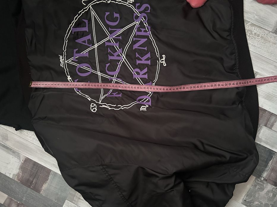 vetements total darkness bomber