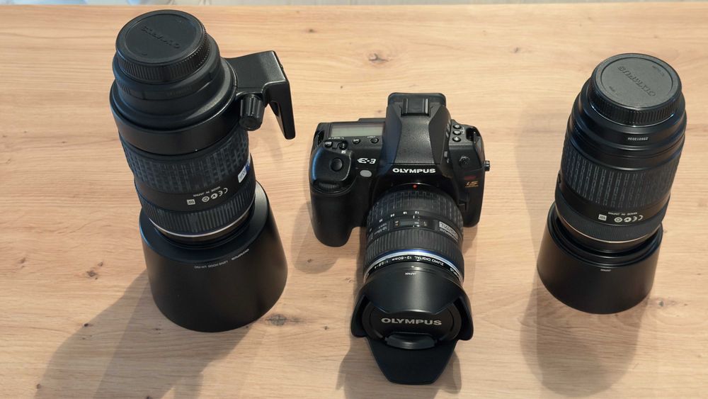 OLYMPUS E 3 и обективи