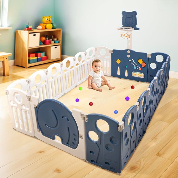 Огромный пластиковый манеж 190*190см