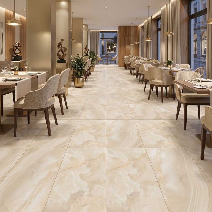 Gresie tip marmura Charisma Cream F P 600X1200X8 R Somat