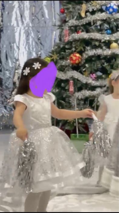 Платье снежинки