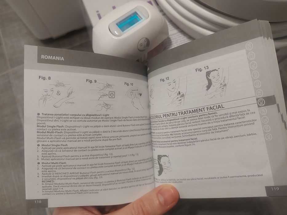 Vând Epilator cu lumina intens pulsata  IPL6000F pentru Fata si Corp