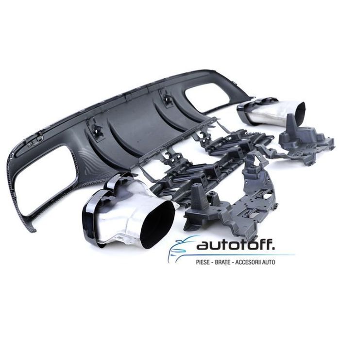 Difuzor bara spate Mercedes W205 C-Class C63 S (2018+) Carbon Look AMG