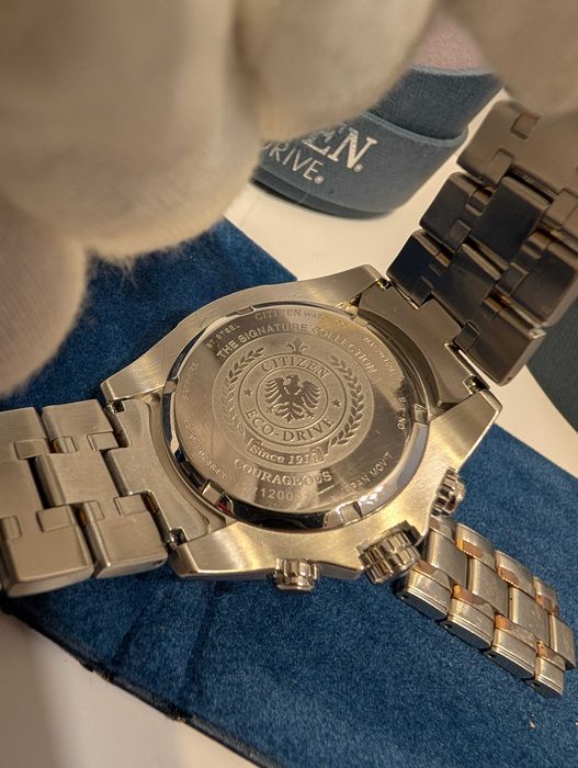 Промо! Citizen Signature Courageous BL5440 Solar Alarm Chrono часовник