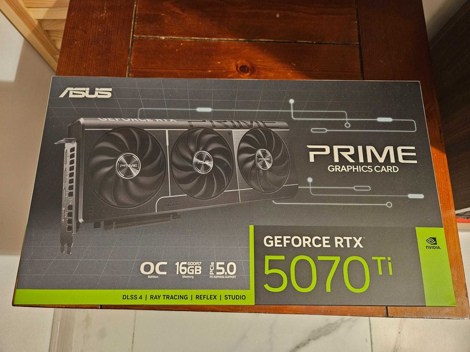 Placa video ASUS GeForce RTX 5070 Ti PRIME OC 16GB, Garantie
