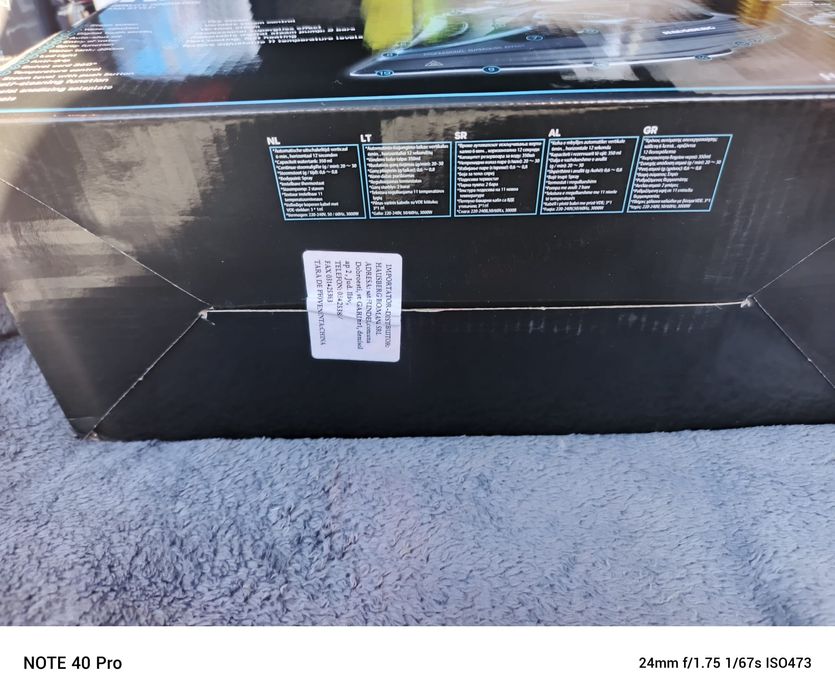 Fier de calcat cu ecran LED HAUSBERG HB-7825NG, talpa din titan