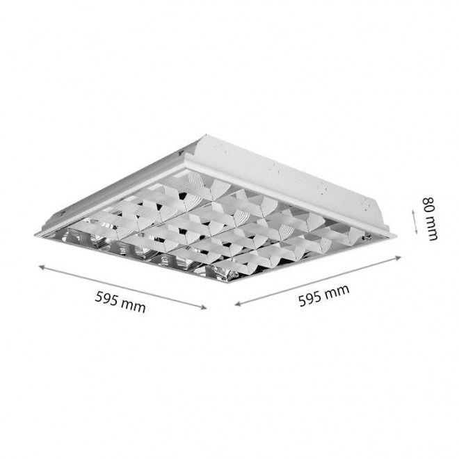 Луминисцентно тяло 4x18W -4 бр.