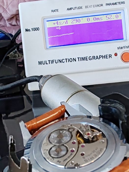 Ceas Moeris Int Manuala 35,5 mm Funcționează Impecabil!