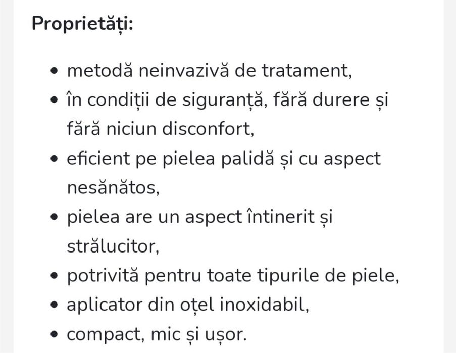 Dispozitiv estetic de intinerire a tenului  DRAKEFOR DKF-480