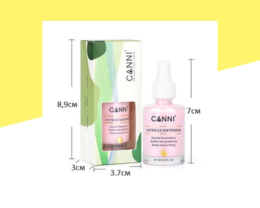 Професионален гел за премахване на кутикули CANNI с пипета – 15мл.