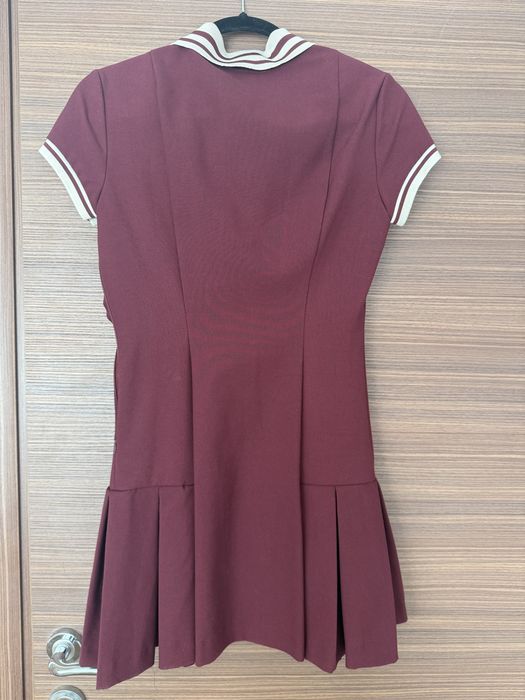 Рокля ZARA, бордо
