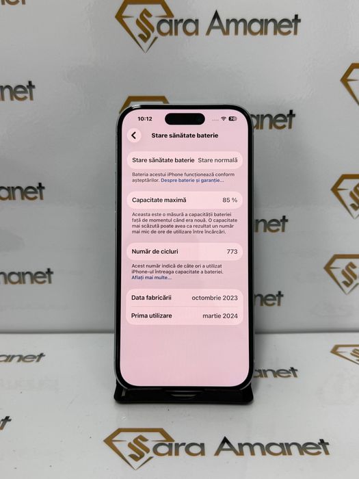 Iphone 15 128Gb ( baterie 85% ) Sara Amanet