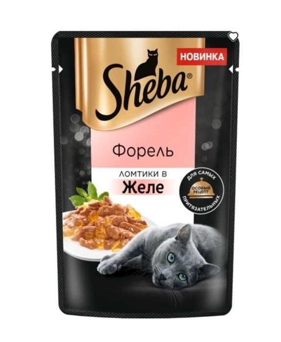 Корм sheba для кошек влажные корма