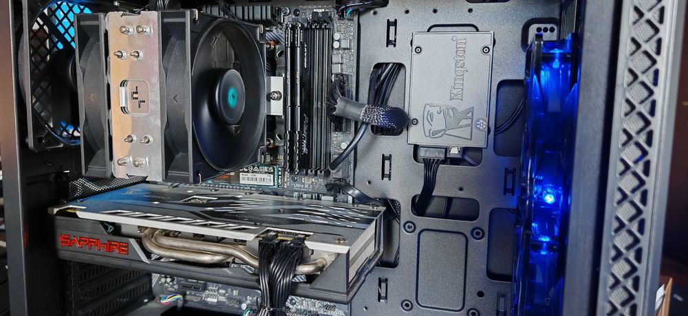 PC * Ryzen 5600G, 16GB, Saphire RX580 4G,  1TB NVME+480GB, ASRock B450