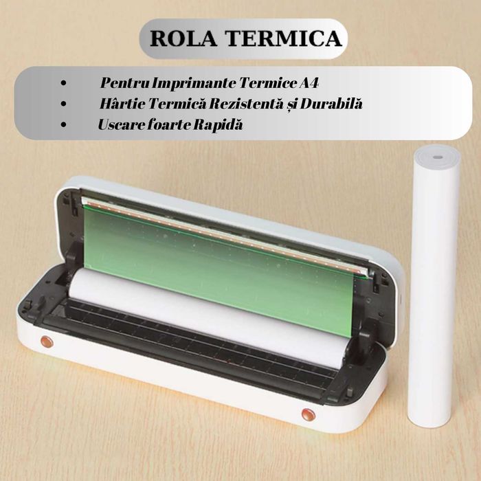 Rola de Hartie Termica A4 Phomemo, 2 Role
