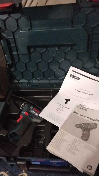 Винтоверт Bosch Professional GSR 12V-15 + L-boxx 102