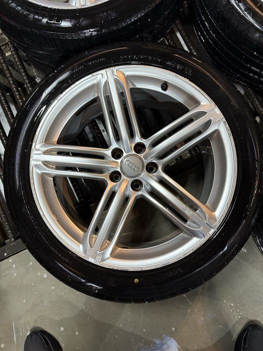 Jante originale Audi Q5 20” cu anvelope de vara, profil 70%, dot 2023