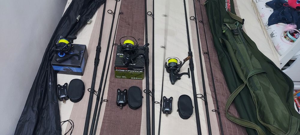 Set lansete pescuti la Crap Daiwa, pret avantajos.