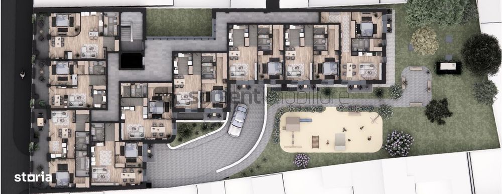 De vânzare apartament 2 camere, ultracentral, semifinisat