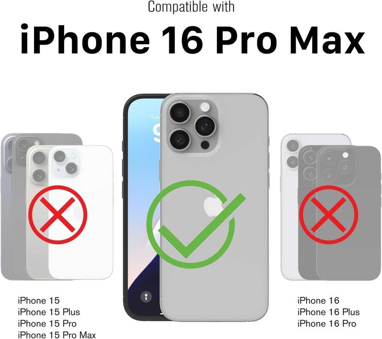 VENA vArmor Калъф за iPhone 16 Pro Max, стойка, военен, за MagSafe