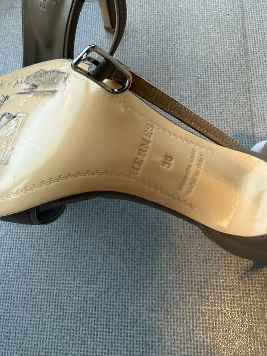 Дамски сандали на ток Hermes