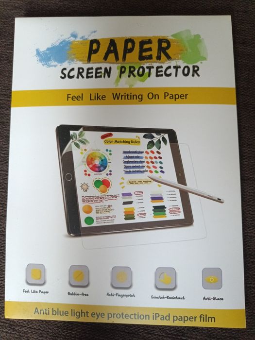 Folie Paperlike pentru Apple iPad 10.9" (2022) – Mată, 2 buc. – Nouă