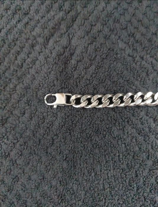 MM6 maison margiela cuban chain bracelet 20cm