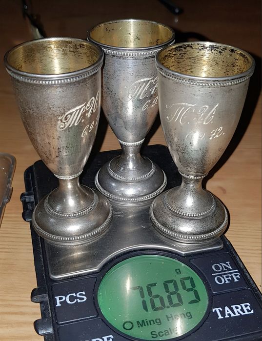 Столовое Серебро ссср 875 пробы 916 пробы По Цене за 1 грамм.