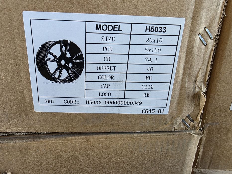 20цола BMW X5 X6 F15 F16 E70 5x120