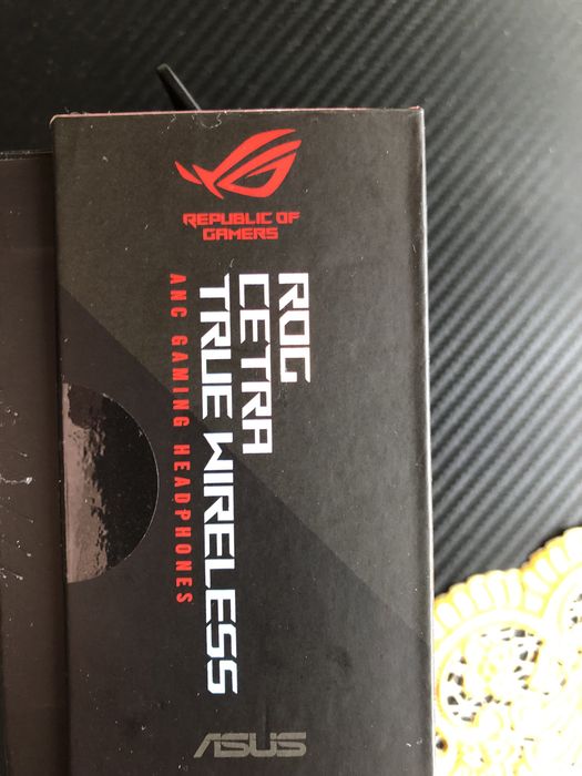 Безжични слушалки ASUS - ROG Cetra True Wireless, ANC, бели