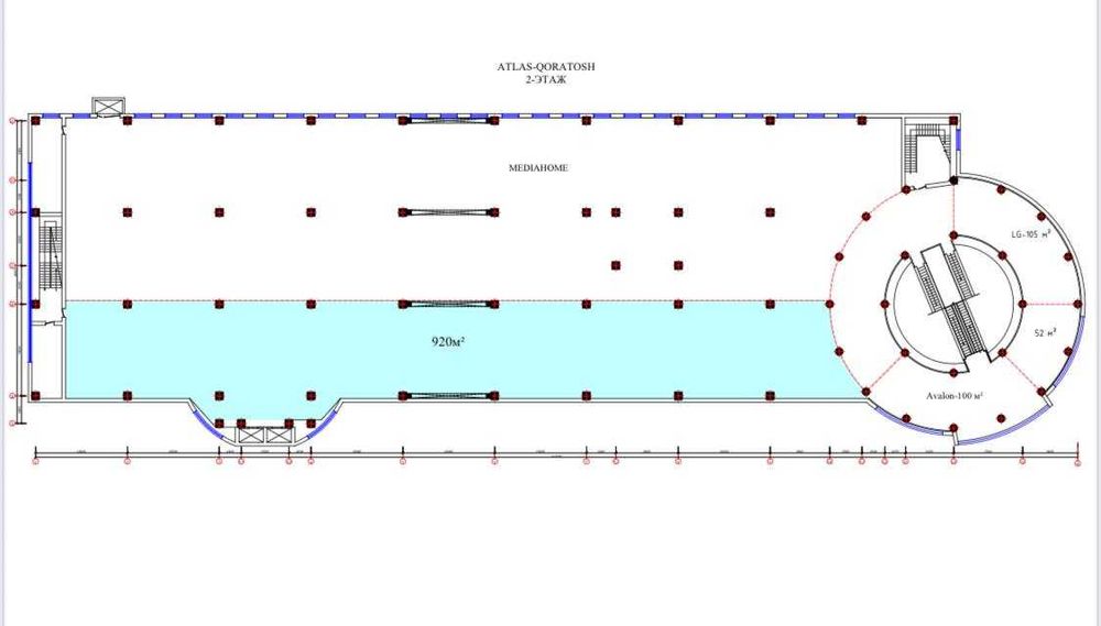 Сдам помещение 920м2 вдоль дороги Караташ, Метро Дружба, Ташкент сити