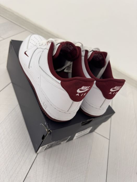 Nike Air Force 1 (alb/visiniu, 42)