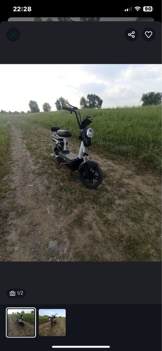 Электроскутер электровелик 500ватт