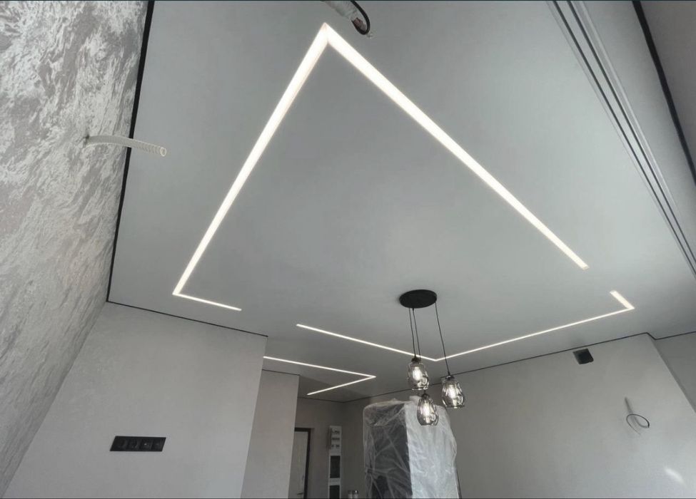 Натяжные потолки 1800 тг