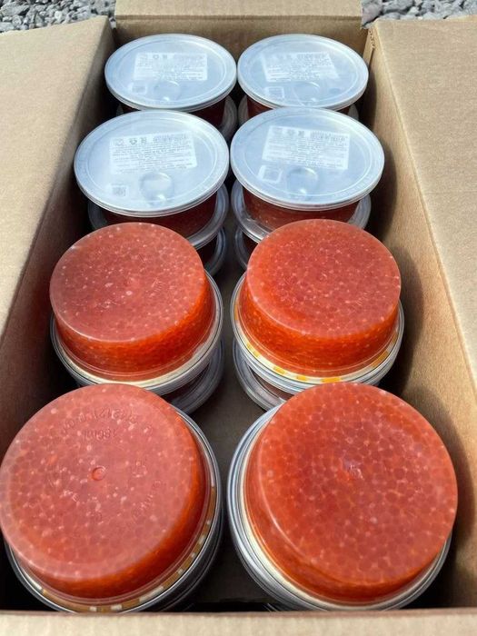 Икра Горбуши Сахалин заводская с металической крышкой