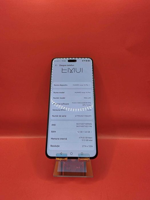 Huawei Nova 14 Pro, MEM 512GB, RAM 12GB,Amanet Doamna Ghica,Cod:101530