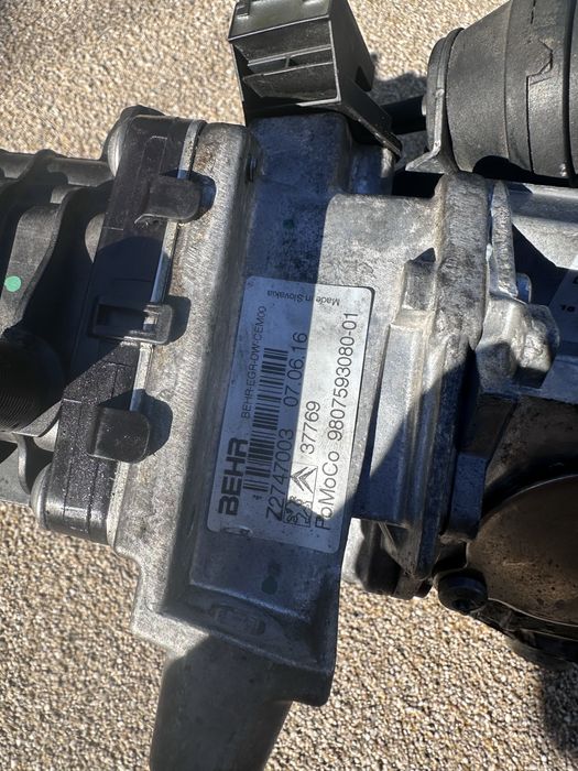 Peugeot Răcitor de gaze / Supapă EGR 9807593080