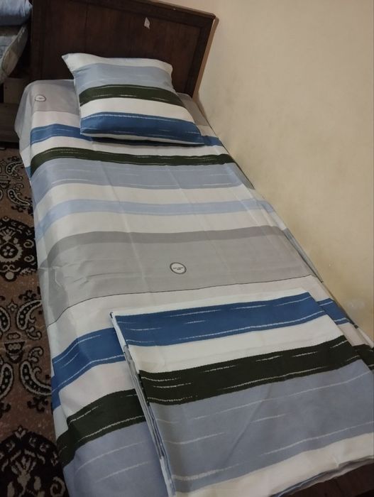 1 кишилик постель, прос-я 2.2×1.4, под-к 2.2×1.4, нав-ка 0.7*0.7