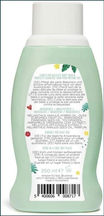 Ulei de corp pt bebelusi, Mama Bear ,3+1gratis  pret /set de 4 bc