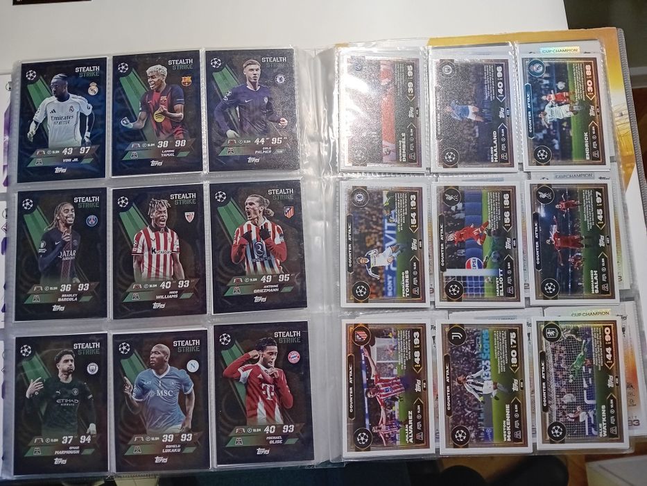 Продавам нови Match attax 25/26 футболни карти.