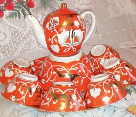 Золотой олень чайный набор