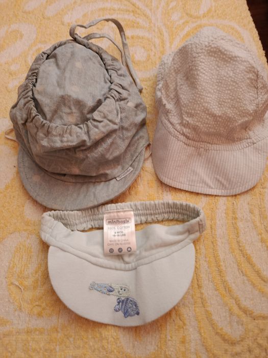 Панамки и чепчики для детей на лето