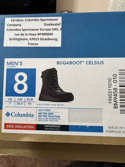 Vand Ghete iarna Columbia BugaBoot Celsius