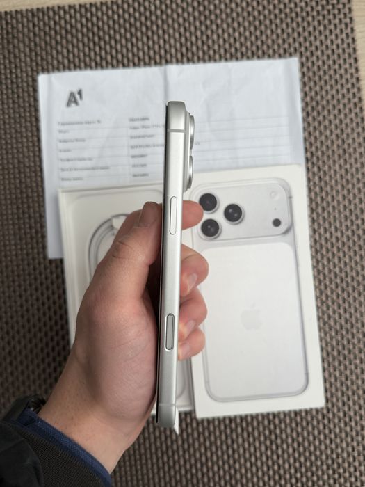 НОВ! 512Gb *ЛИЗИНГ* iPhone 17 Pro Max Silver / 24М Гаранция Айфон