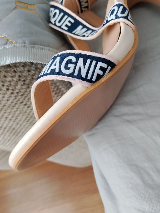 Босоножки б/у. 37 размер. Экокожа.