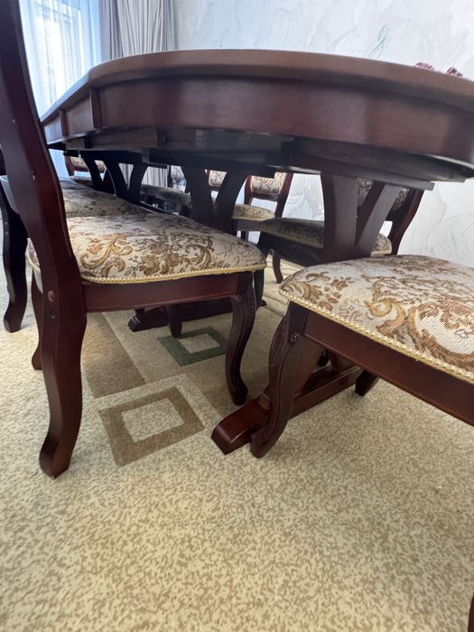 Стол со стулями (10 шт)