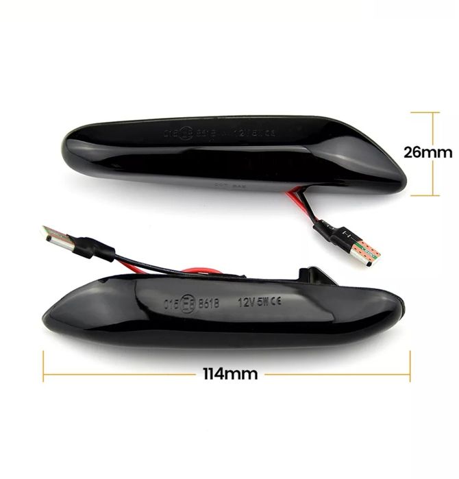 Динамични Бягащи Мигачи за BMW E46 E60 Е61 Е81 Е82 Е83 Е88 E90 Е91 Е92