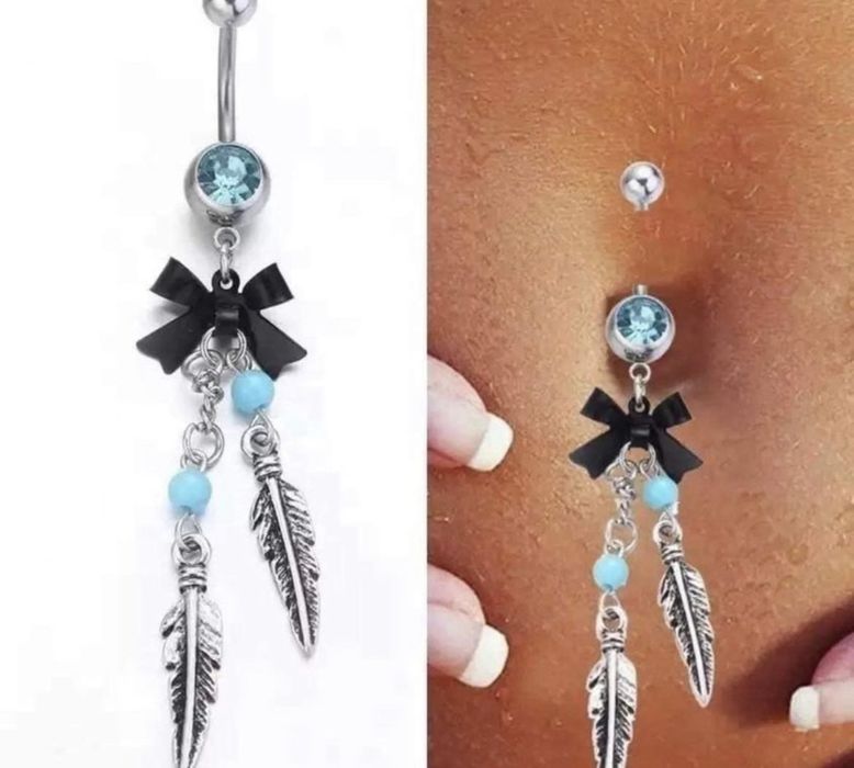 Пиърсинг за Пъп обеца за пъп