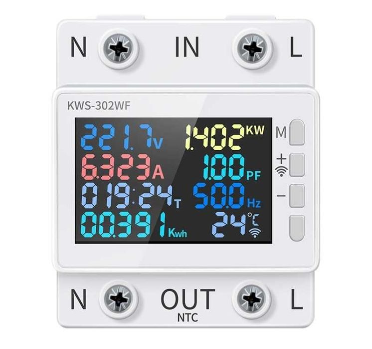 Contor monofazat de energie electrica inteligent Wi-Fi