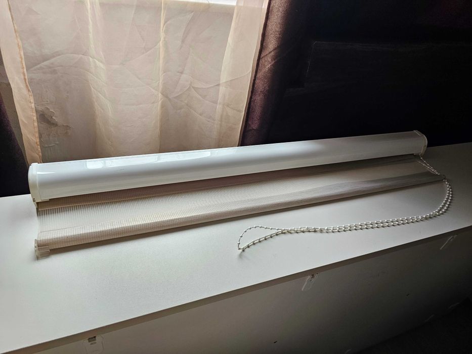 Jaluzele rolete set de 2 Bej inchis 170 lungime 85.5/81.5 latime